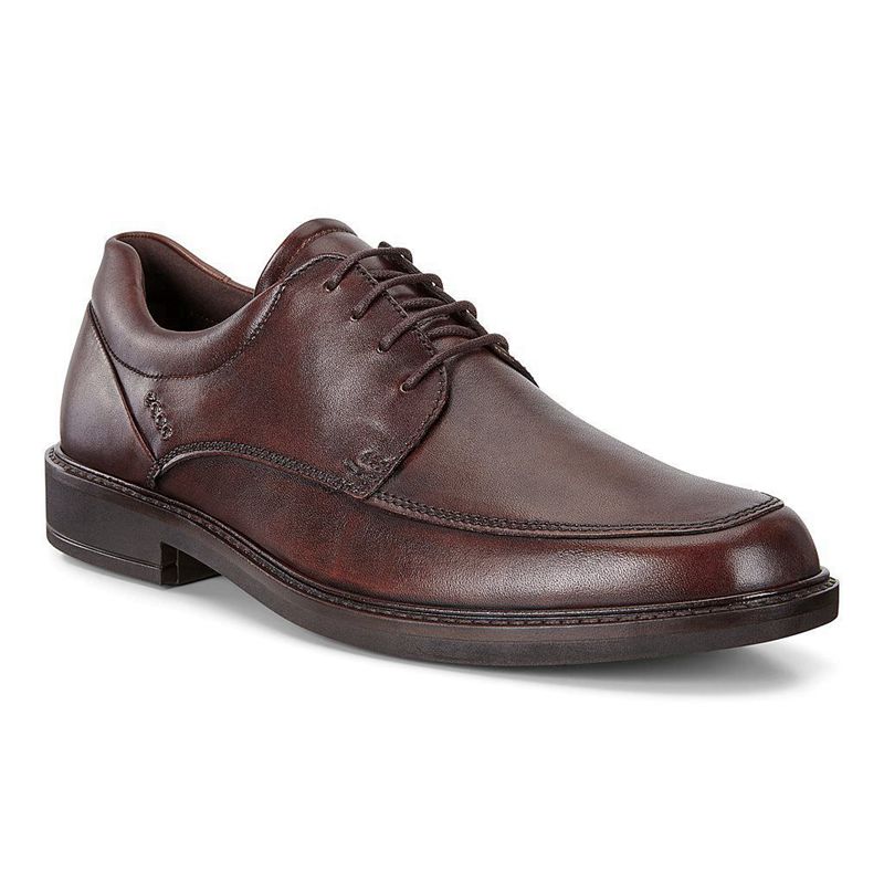 Men Casual Ecco Holton - Business Shoe Brown - India DNAUEI429